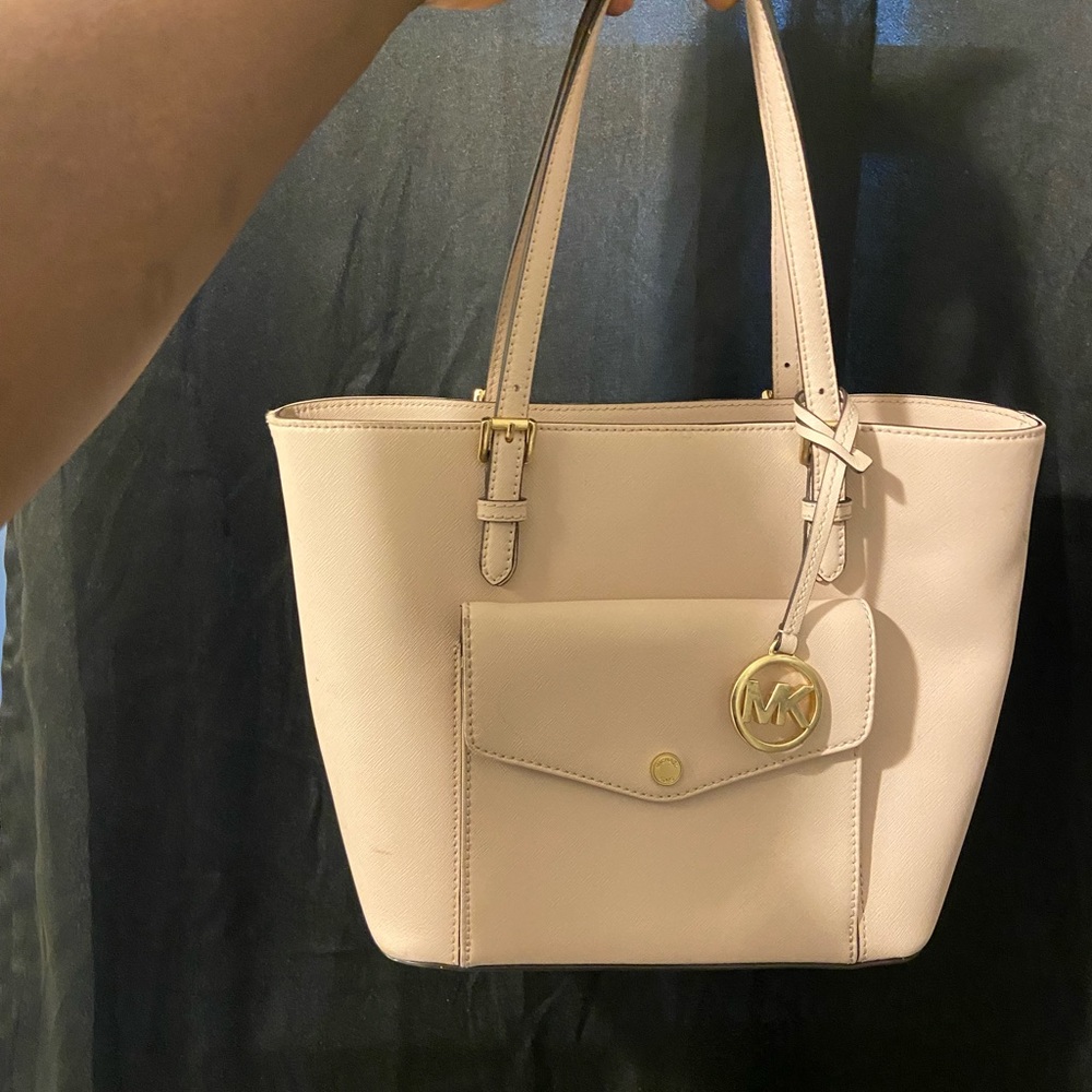 Michael Kors Jet Set Soft Pink Tote